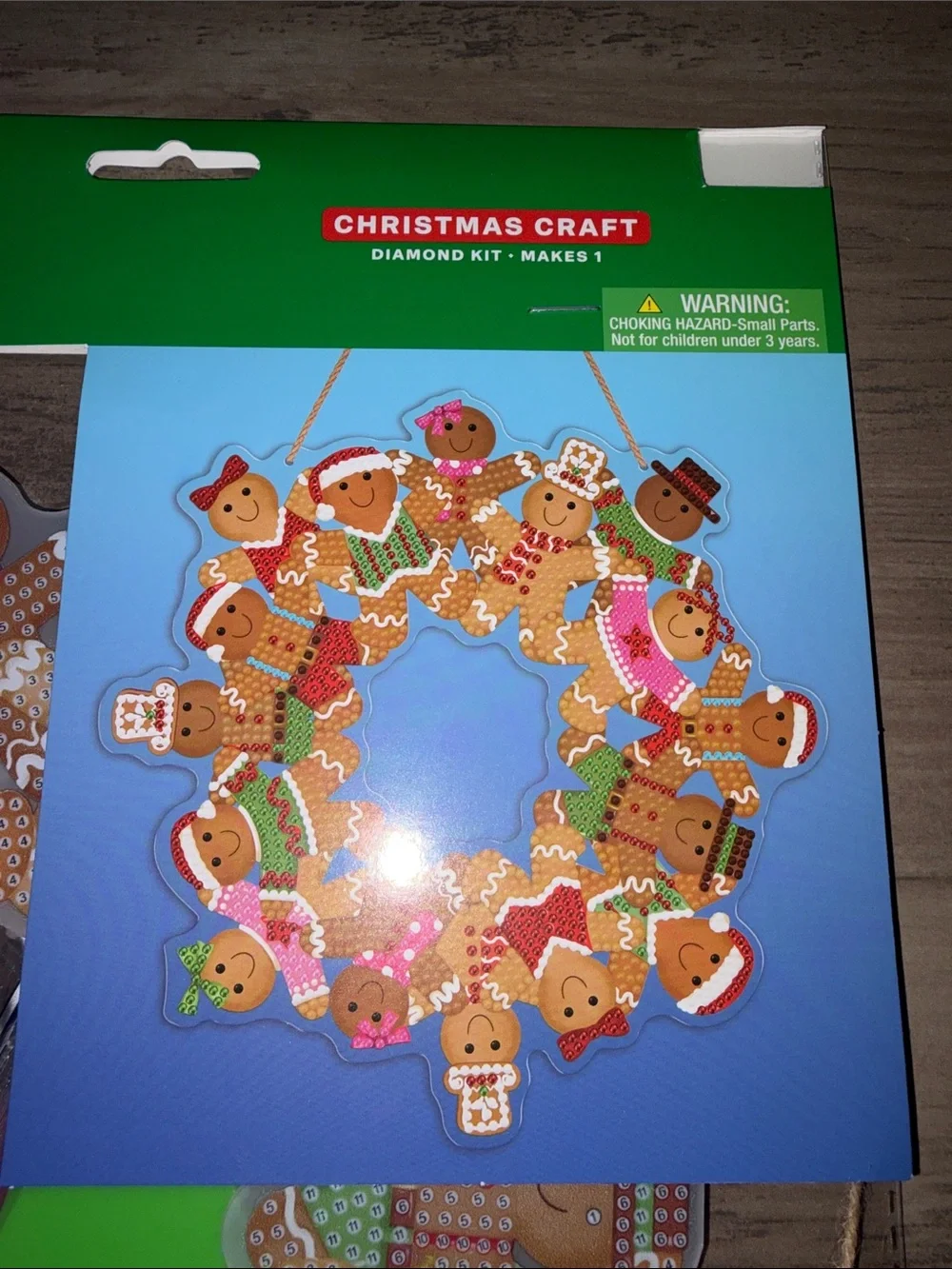 Creative Kids DIY Gingerbread Wreath Christmas Craft Kit New